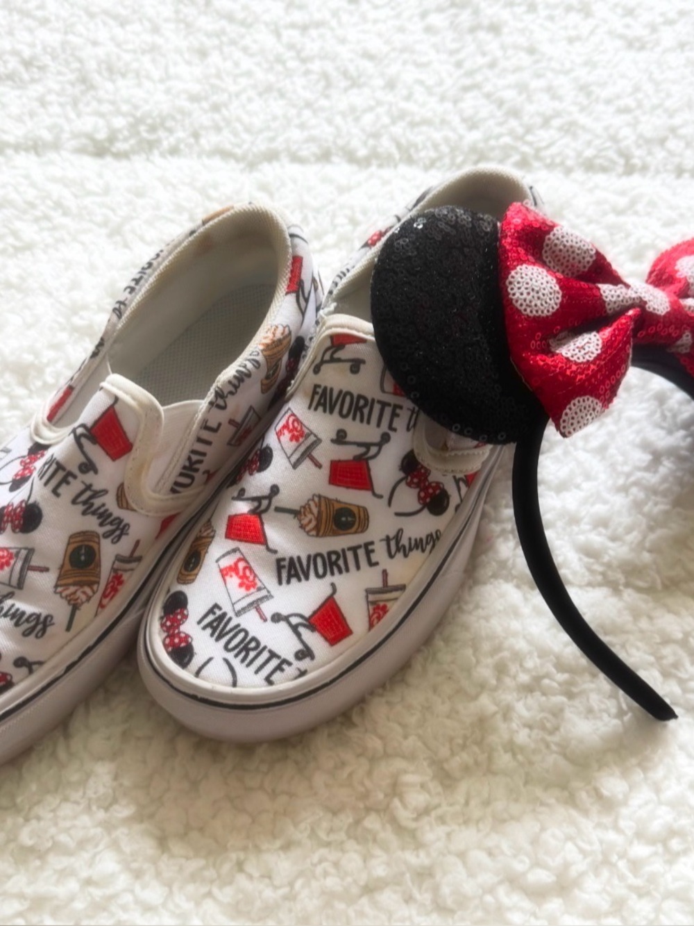 Target, Starbucks, Disney, chik-fil-A slip on sneakers